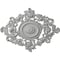 Ekena Millwork Katheryn Ceiling Medallion, Hand-Painted Frost, 22 1/2"W x 30 3/8"H x 1 1/2"P CM30KTFRF - alternate 1